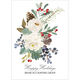 Christmas Floral Flat Holiday Cards Image 4 of 4